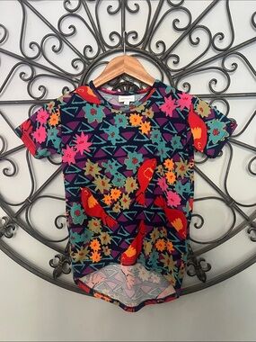 LuLaRoe Kids Short Sleeve Tee - Navy, Red, Pink, Teal, Yellow
